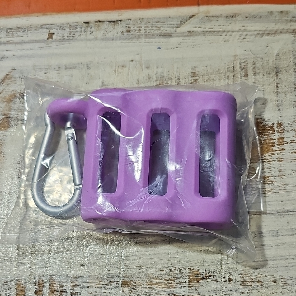 Doterra Purple Silicone Keychain Holder